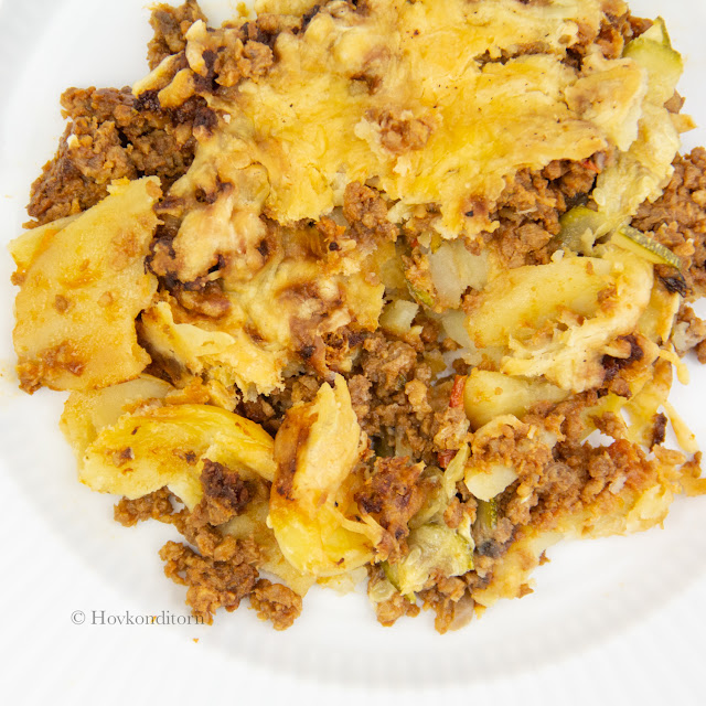 Potato Minced Meat Gratin