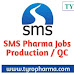 SMS Pharma jobs Walk-in for RnD / Analytical Development / Production / Quality Control / Regulatory Affairs
