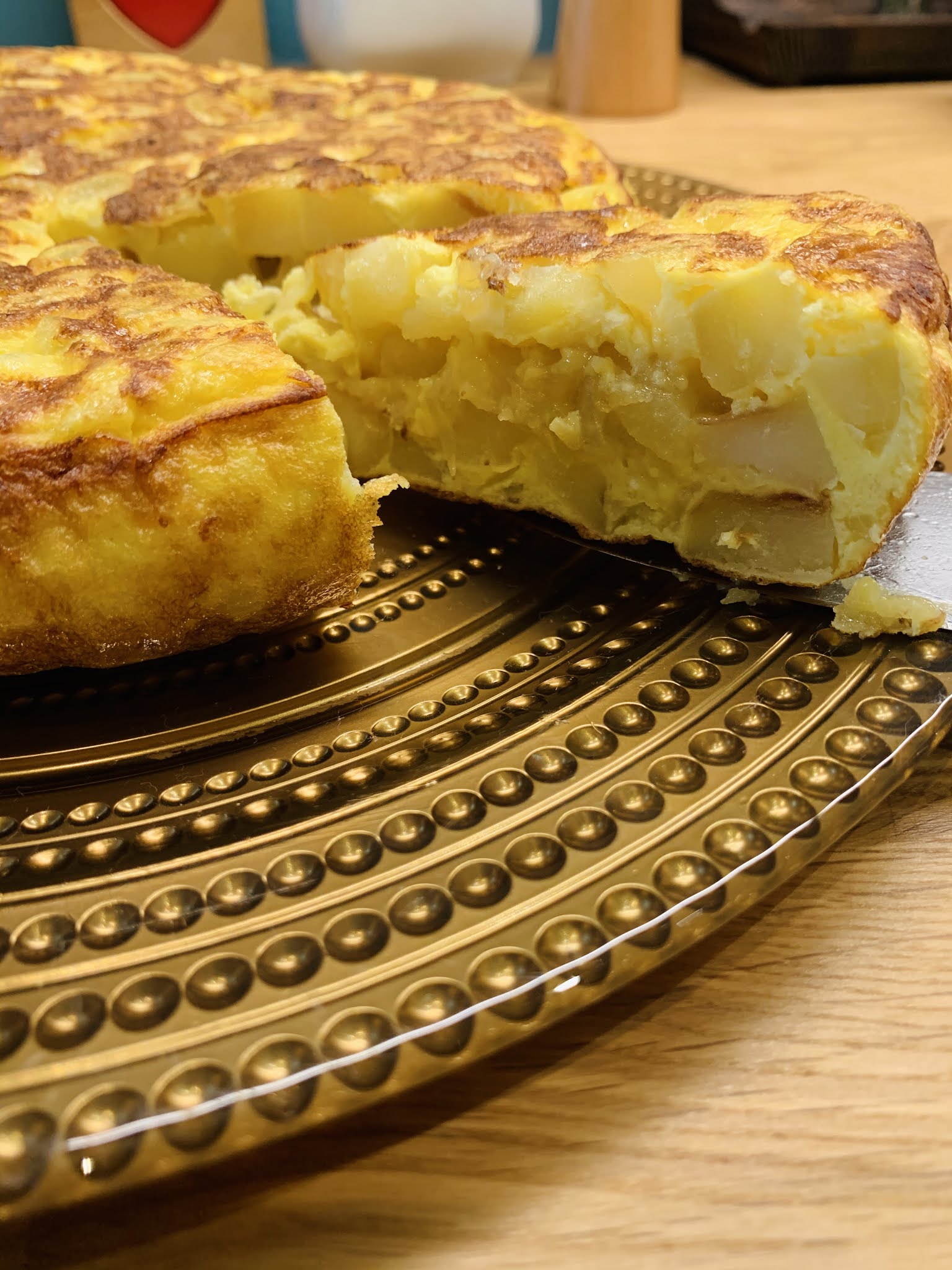 Tortilla de patatas przepis baskijski On Egin Eta Topa