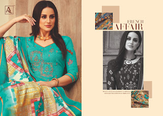 Alok Suits Jasleen Pashmina Collection At Diwan Fashion