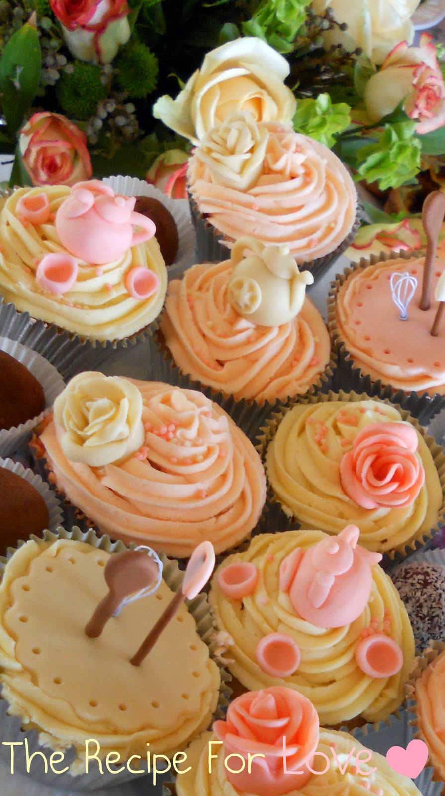 Dreamy Cupcake's Vintage Kitchen Tea Cupcakes