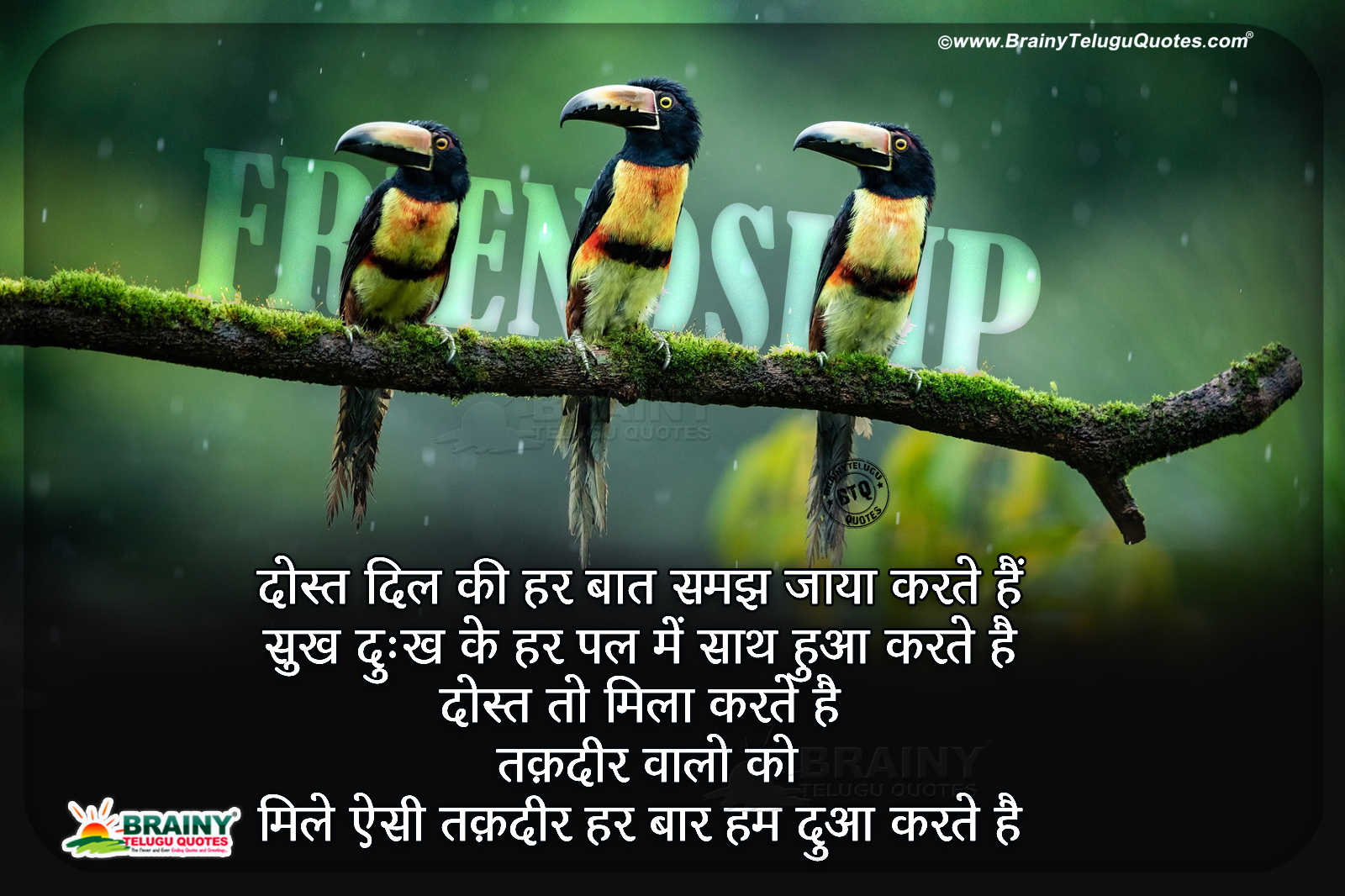 Hindi Friendship Messages Whats App Status Friendship Quotes Hd Wallpapers Brainyteluguquotes Comtelugu Quotes English Quotes Hindi Quotes Tamil Quotes Greetings