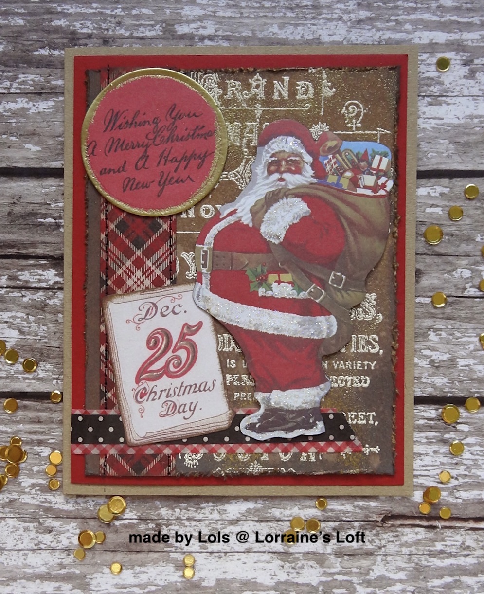 Lorraine's Loft Tim Holtz Christmas Snippets Ephemera
