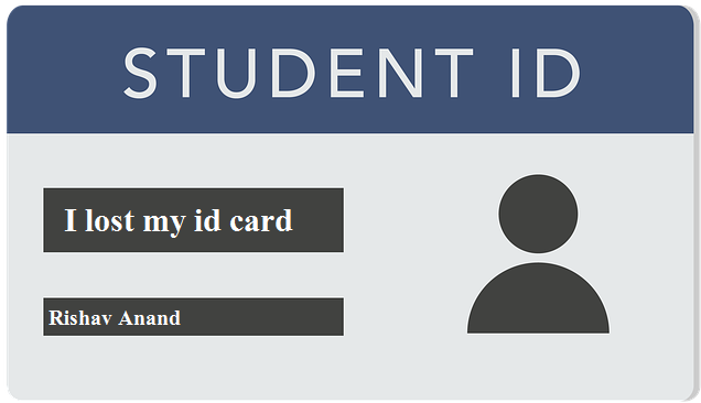 If You Lost Your Id Card