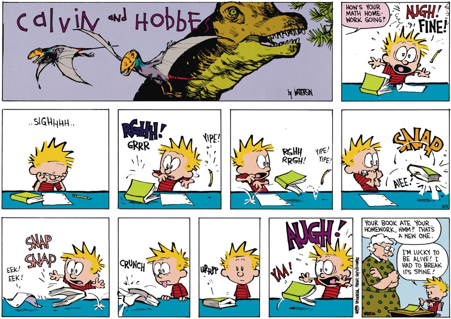 calvin and hobbes blacked and whited out calvin and hobbes blacked and whited out