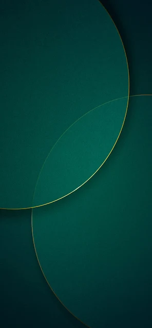 MIUI 11 Stock Wallpaper Green Circle