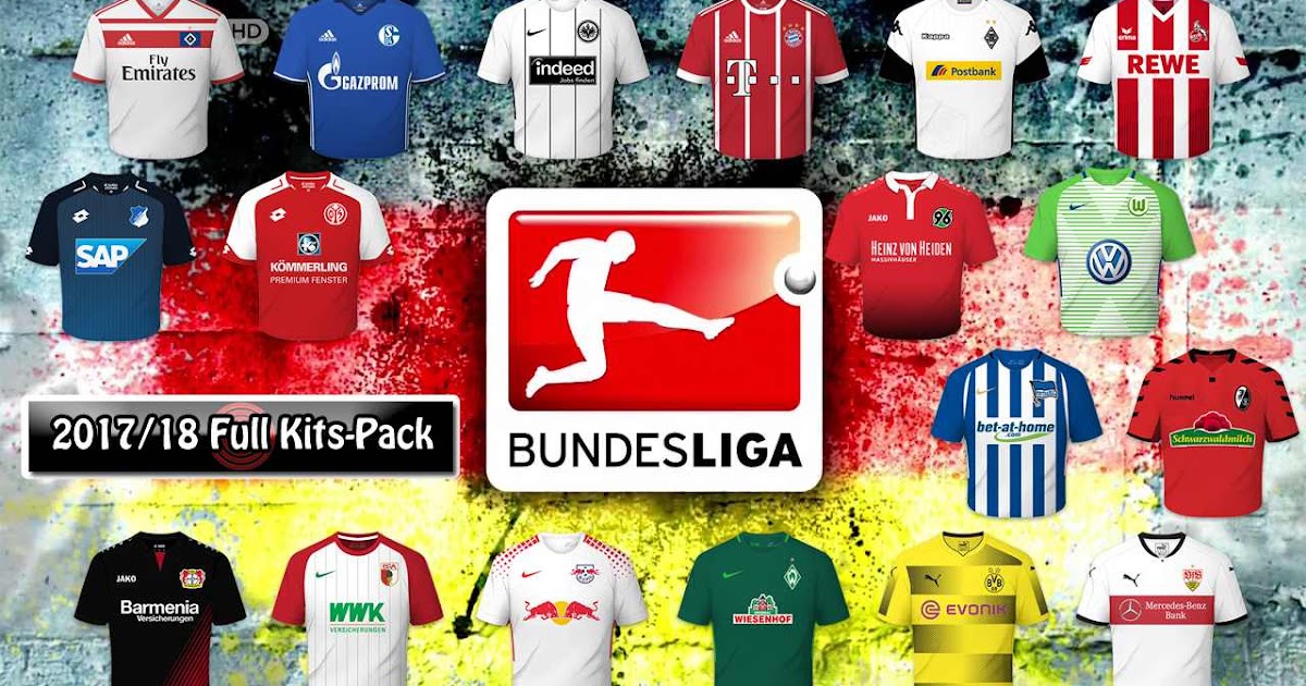 Ultigamerz Pes 6 Bundesliga 2017 18 Full Kits Pack