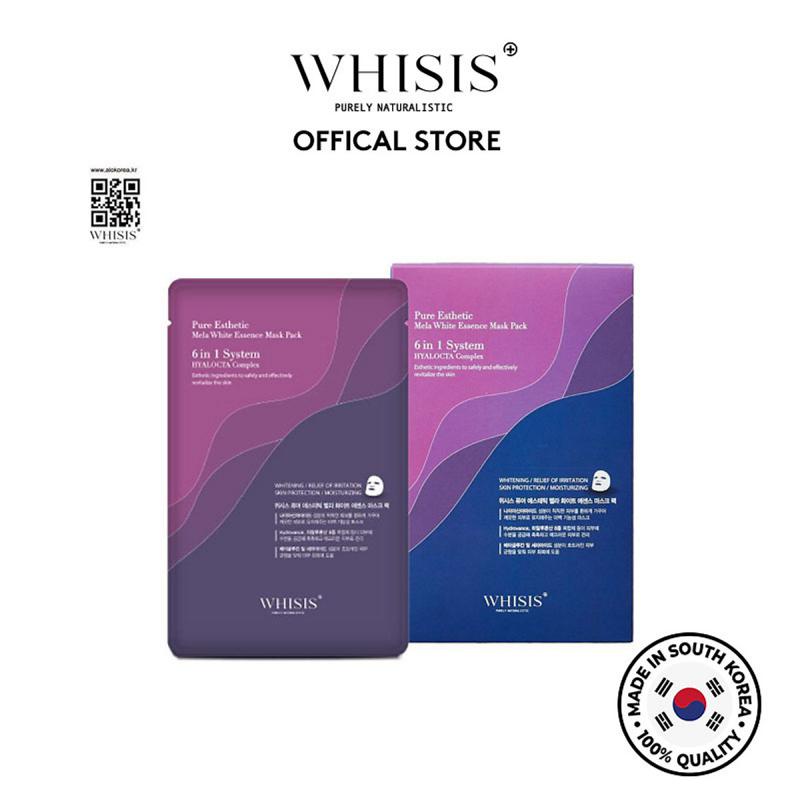 Mặt Nạ Dưỡng Da Cao Cấp Dưỡng Trắng WHISIS Pure Esthetic Mela White Essence Mask Pack 25ml