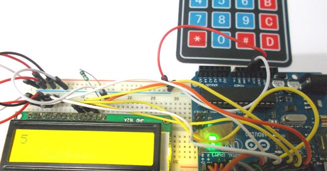 Keypad Interfacing with Arduino Uno - Internet of Things