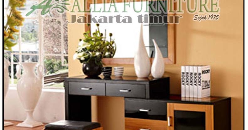 Meja make up rias minimalis modern Rain - Allia Furniture