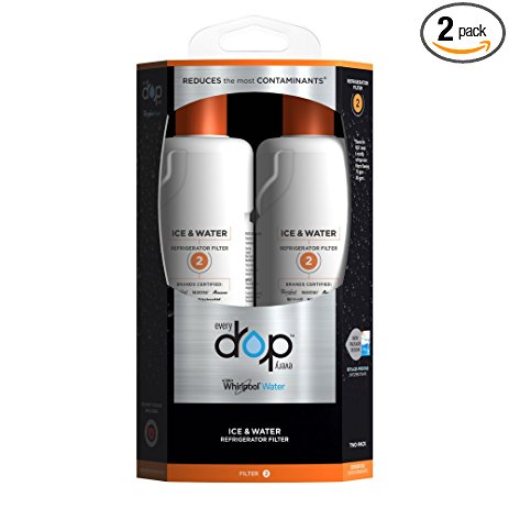 Whirlpool Filter 2, Whirlpool P9RFWB2L, W10413645 PUR Compatible Refrigerator Water Filter 2-pack $74.99