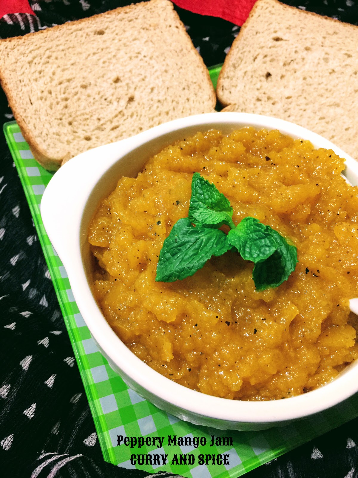 CURRY AND SPICE PEPPERY MANGO JAM
