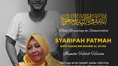 Kepergian Syarifah Fatmah bin Hasan bin Muhsin Alattas