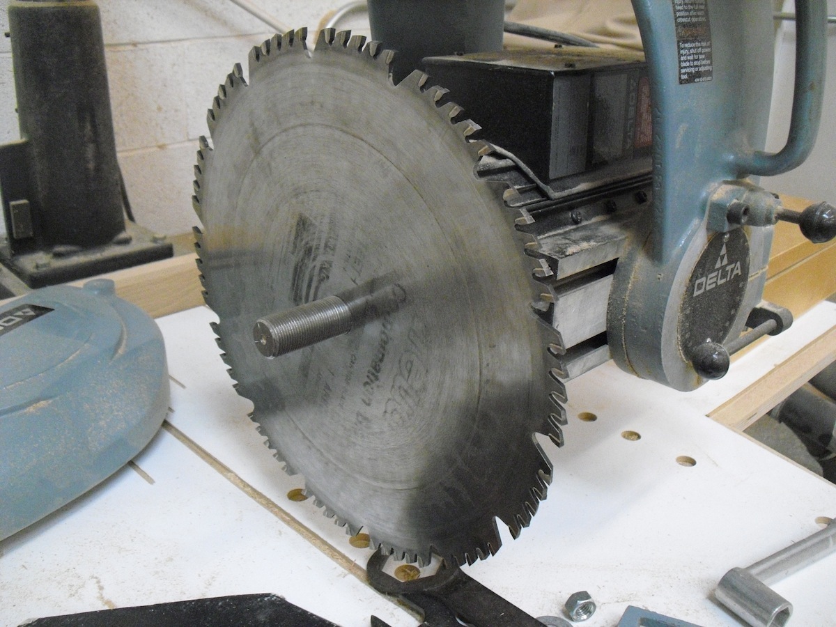 Let's Talk Wood Cutting wide boards on a radial arm saw