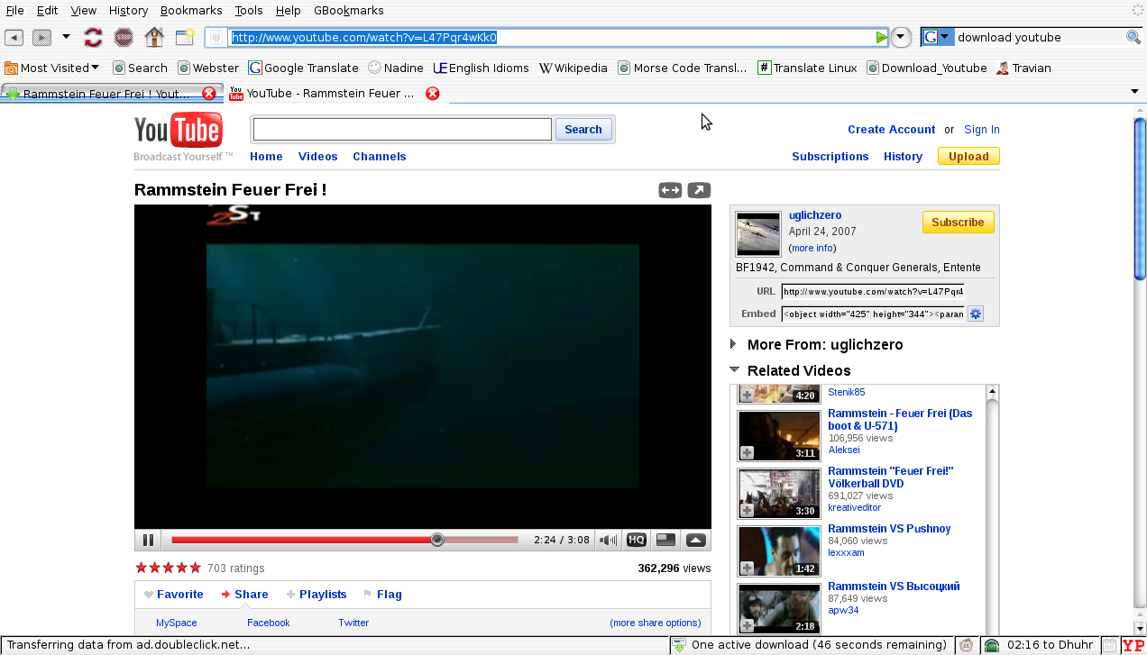 Step 2. Open website 'Download Youtube Videos'Open another 