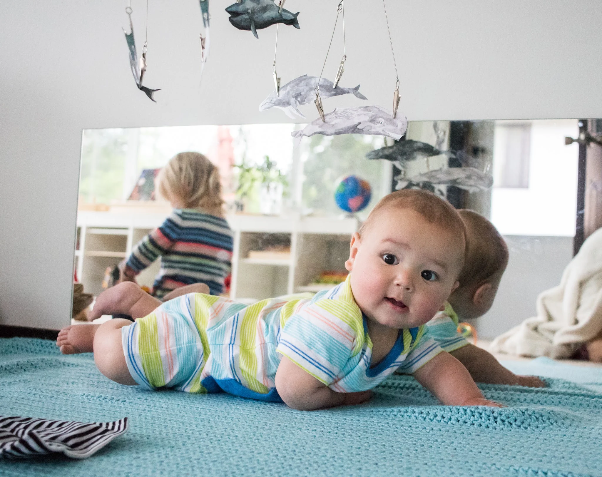 Babies and Mirrors -- Montessori Baby Week 25