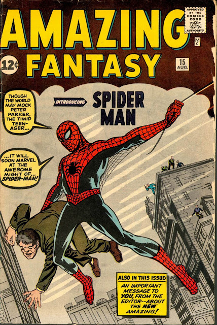 Jack Kirby, Steve Ditko, Stan Lee "Amazing Fantasy" no. 15 (1962) | Zjadacz Filmòw