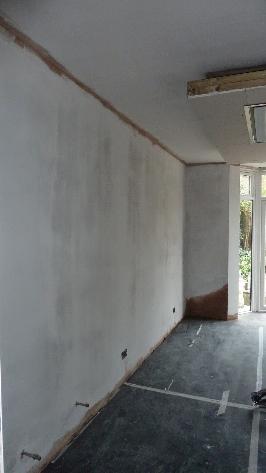 My Victorian Terrace Refurb Kitchen Progress Plasterboard