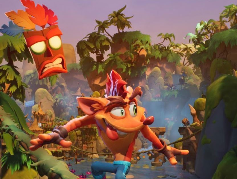 At Darren's World of Entertainment Crash Bandicoot It's About Time