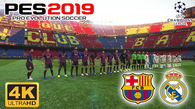 PES 2019 | FC Bacelona vs Real Madrid | UEFA Champion League | PC GamePlaySSS