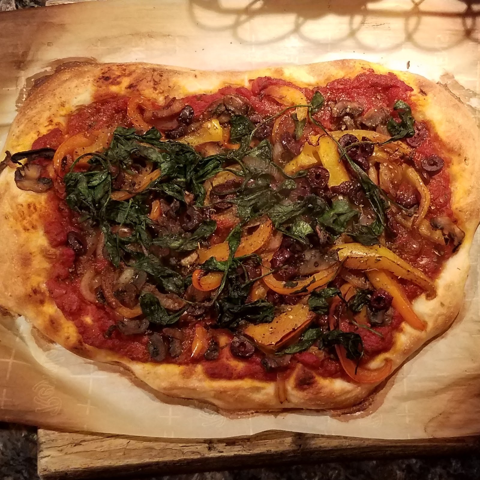 Charming the Birds from the Trees Lenten Pizza