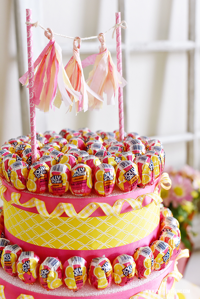 Pen + Paper Flowers STYLING Lemonade and Lollipop Stand Party Idea