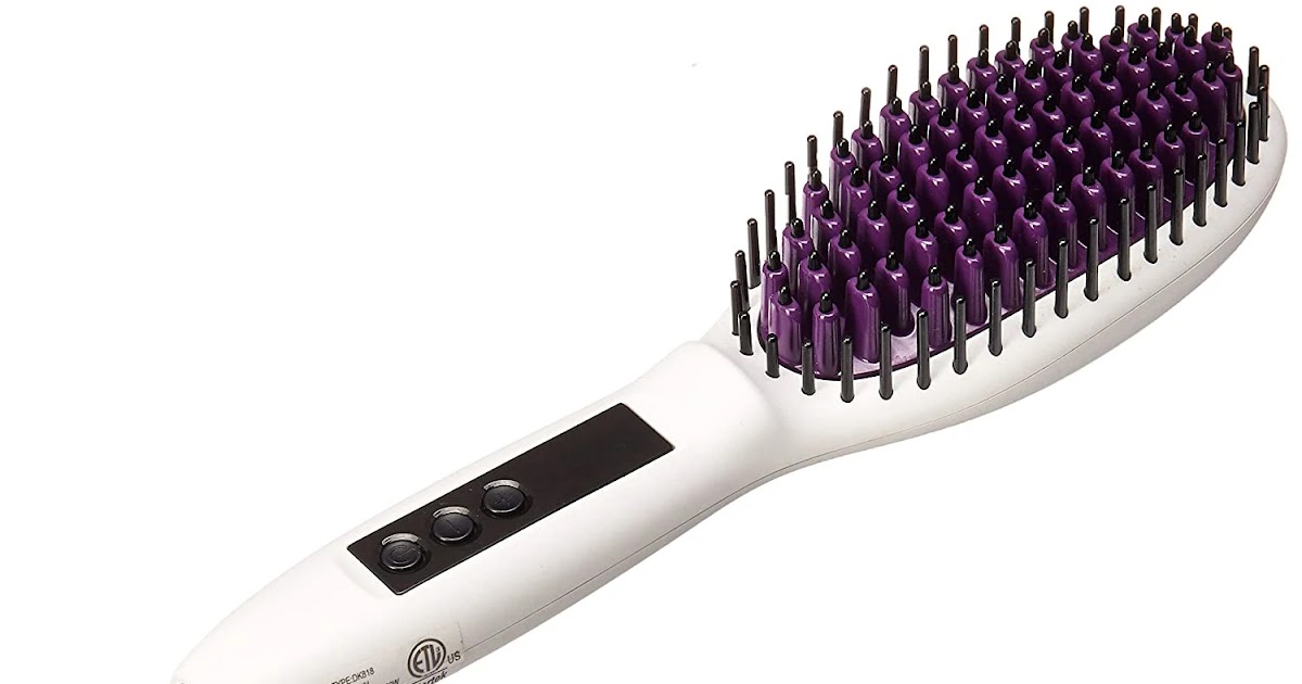 HairBrushy InStyler Straight Up Ceramic Straightening Brush