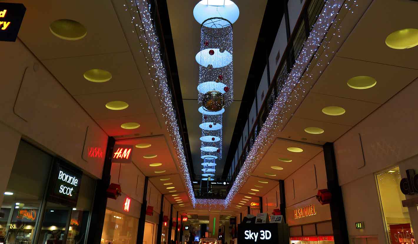 Alex and Bob`s Blue Sky Scotland Ocean Terminal. Platinum Point. West