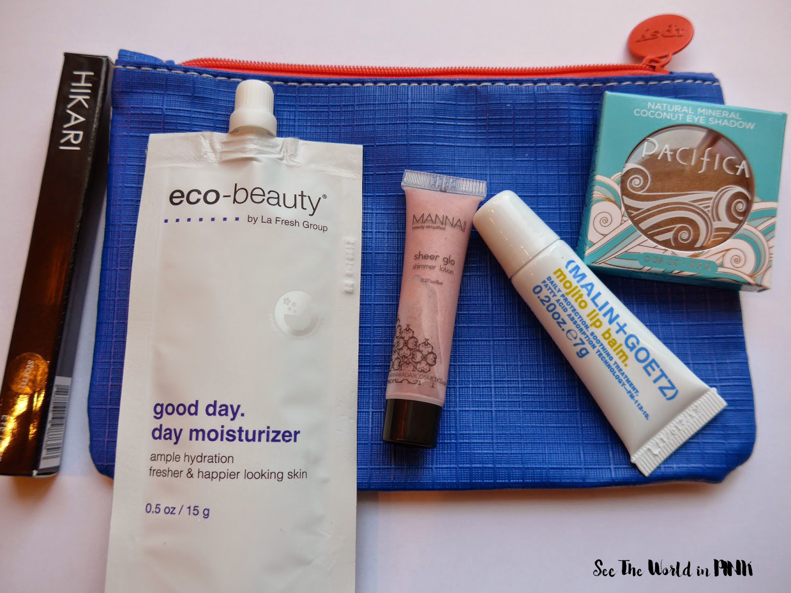 January 2015 Ipsy Sample Beauty Bag Review See the World in PINK