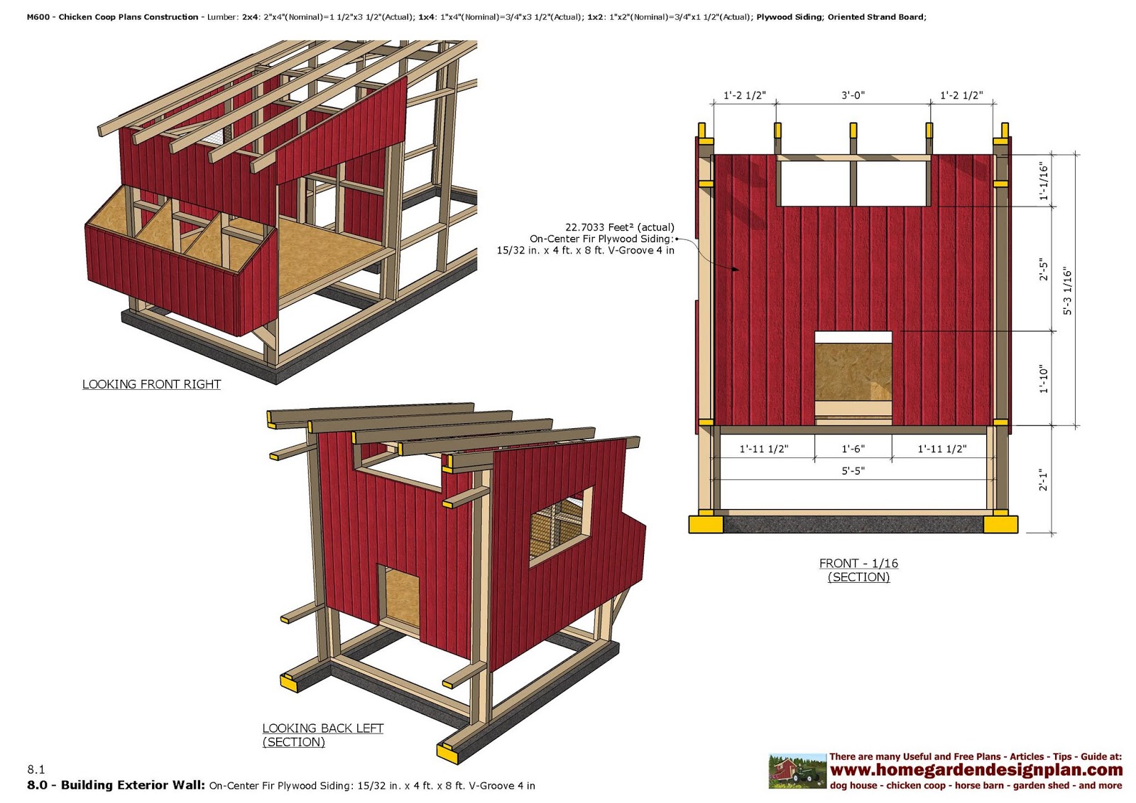 home garden plans M600 Free Chicken Coop Plans Free Chicken Coop