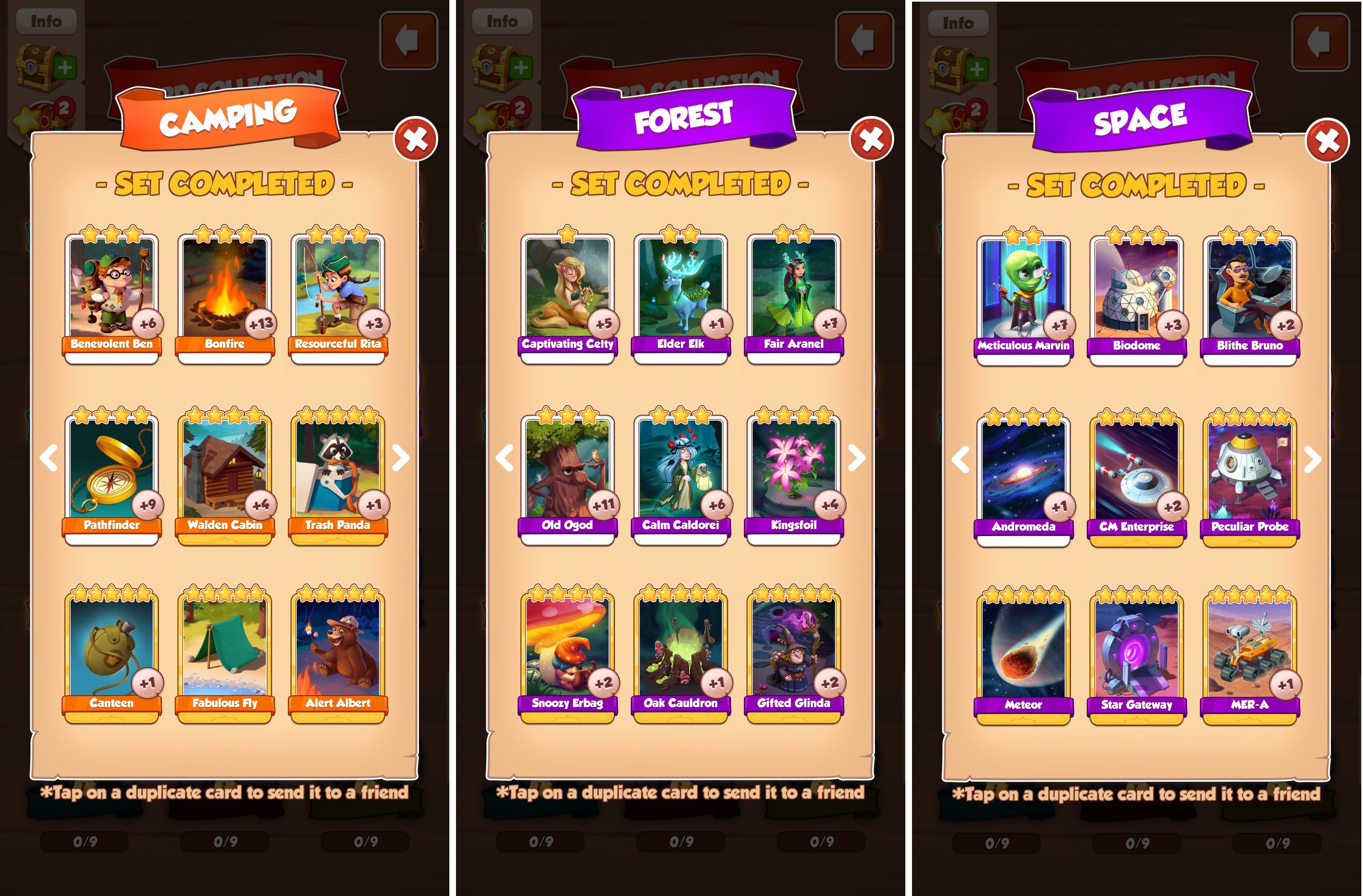 Coin Master All Card Set