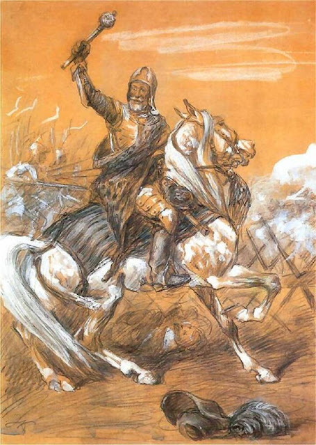 Ян Ходкевич под Кирхгольмом. Картина Юлиуша Коссака