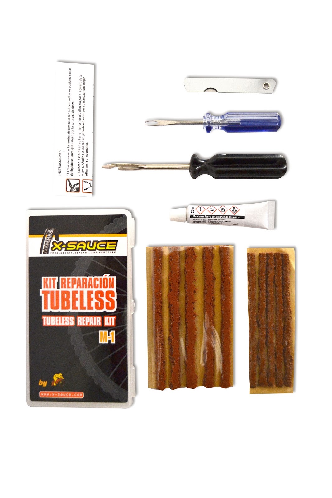 Nuevos kits de mechas para reparación de neumáticos tubeless X-Sauce