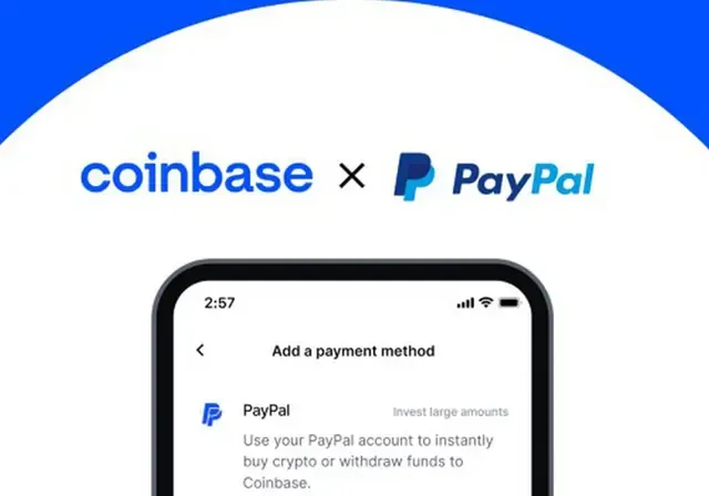 يتيح لك Coinbase الآن شراء عملة cryptocurrency باستخدام حساب PayPal الخاص بك