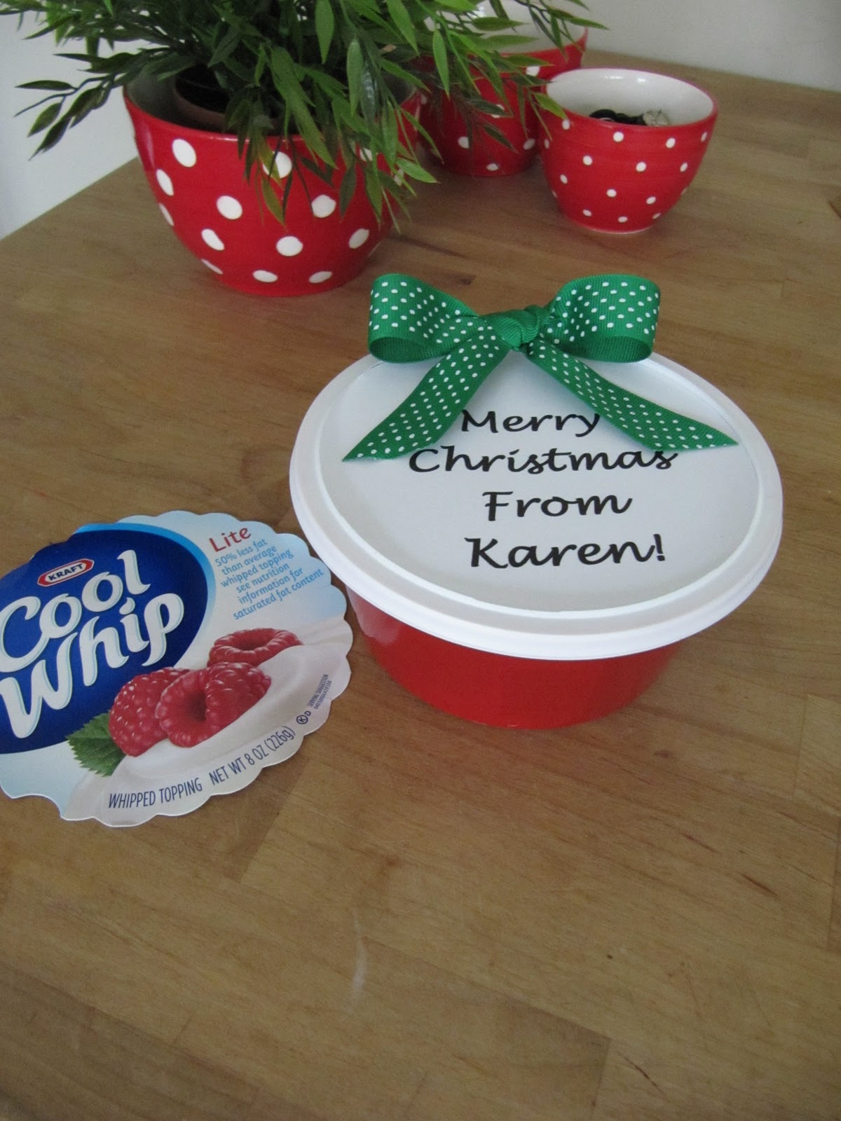 Sew Many Ways... Tool Time Tuesday...Personalized Cool Whip Container Upcycle