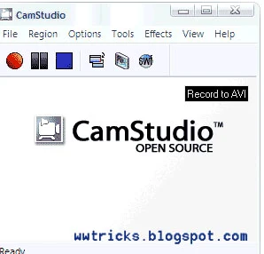 Camstudio - A free screen recorder software for windows free download