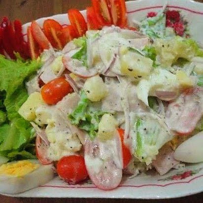 Resepi Salad Kentang Thousand Island