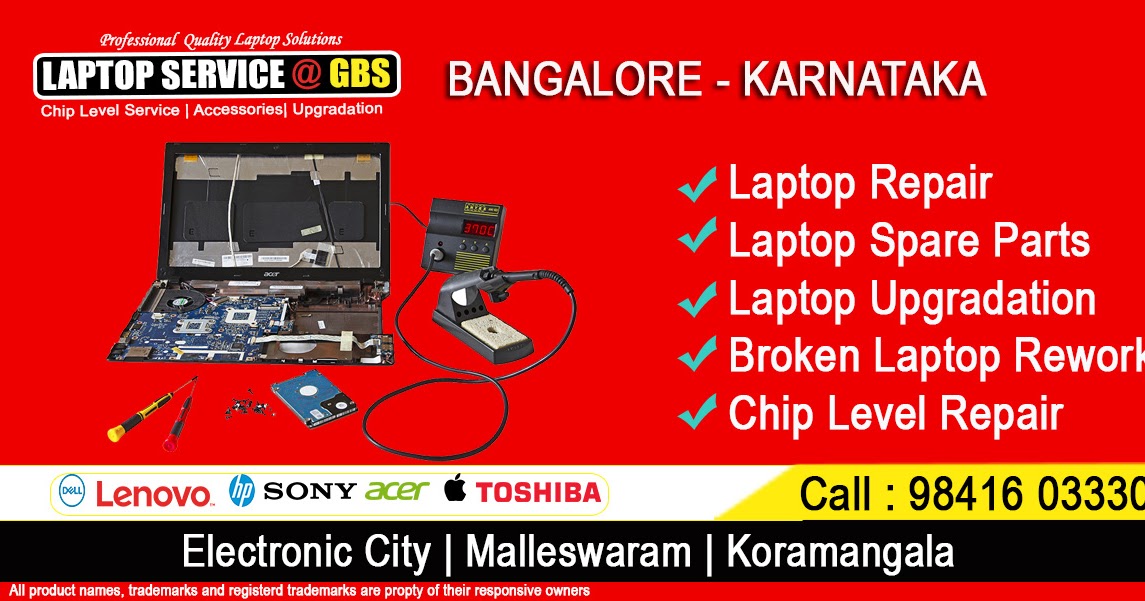 Laptop Service Center in Bangalore