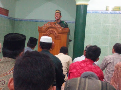 BABINSA KEL. KROYO ISI KULTUM DI MASJID AS SHOLIHIN DS. KARANGBENDO