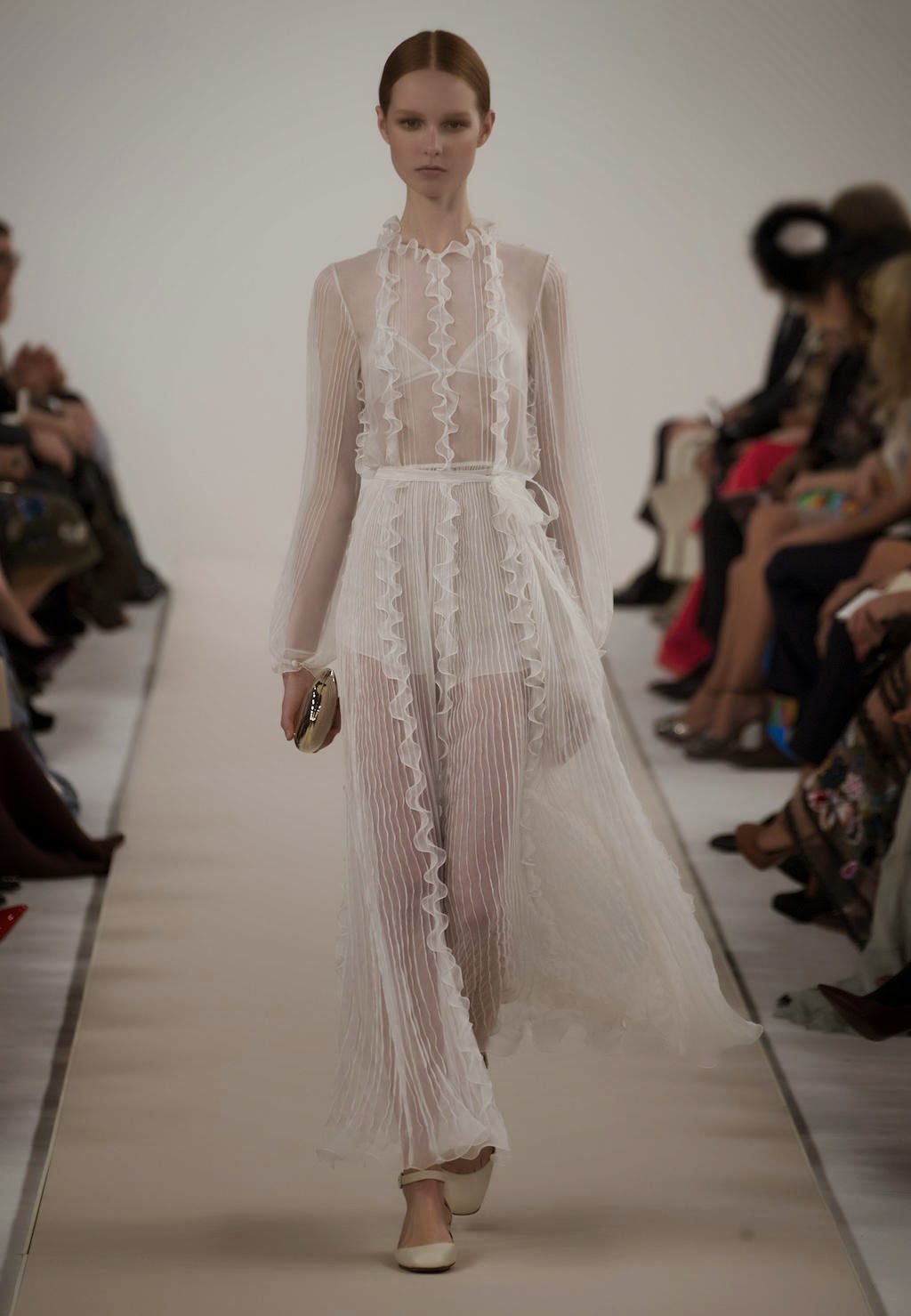 Lace Drees - The Runway at Valentino’s New York Couture Show 