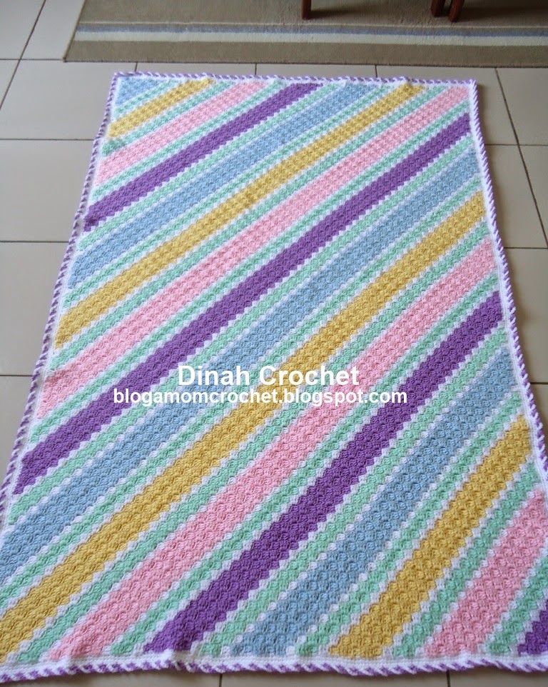 Dinah Crochet C2C baby blanket