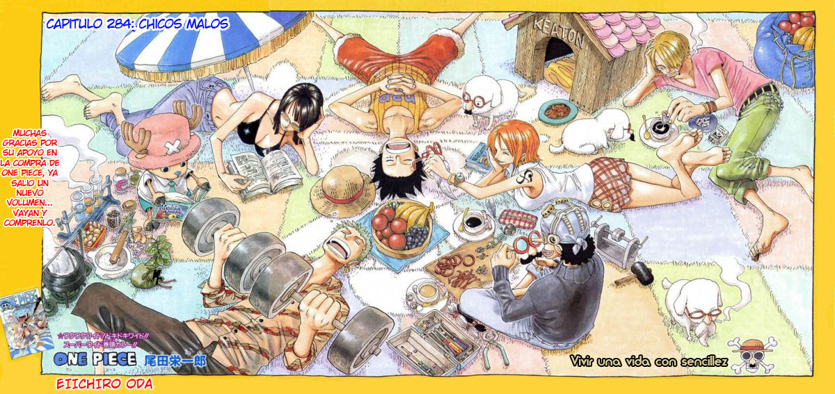 One Piece Cap. 284 - Pág. 1: Gracias - Mangas.in