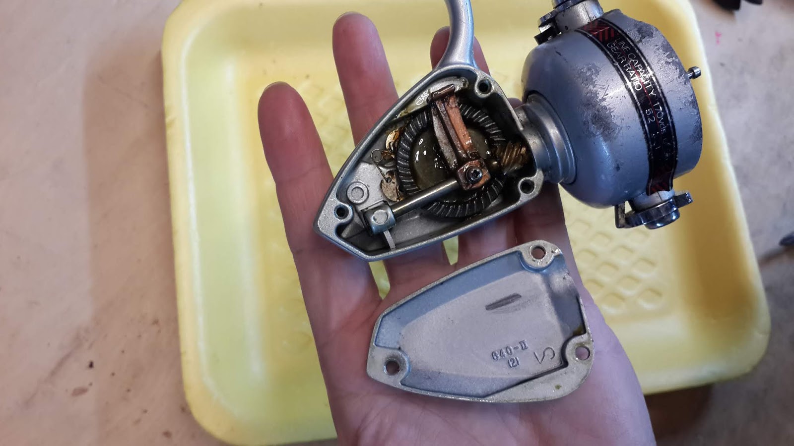 HyperGauge Vintage Pflueger 640II fishing reel rebuild Think of Dad