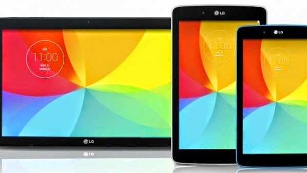 LG  تكشف عن ثلاثة حواسب لوحية من سلسلة G-Pad