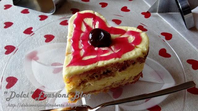 Tortino Cuore alle Ciliegie Sciroppate San Valentino