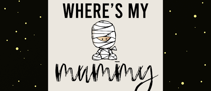 Where's My Mummy book study activities unit with Common Core aligned literacy companion activities and a craftivity for Halloween in Kindergarten and First Grade
