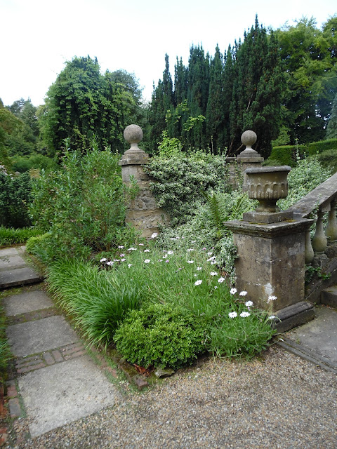 angielski ogród, ścieżki w ogrodzie