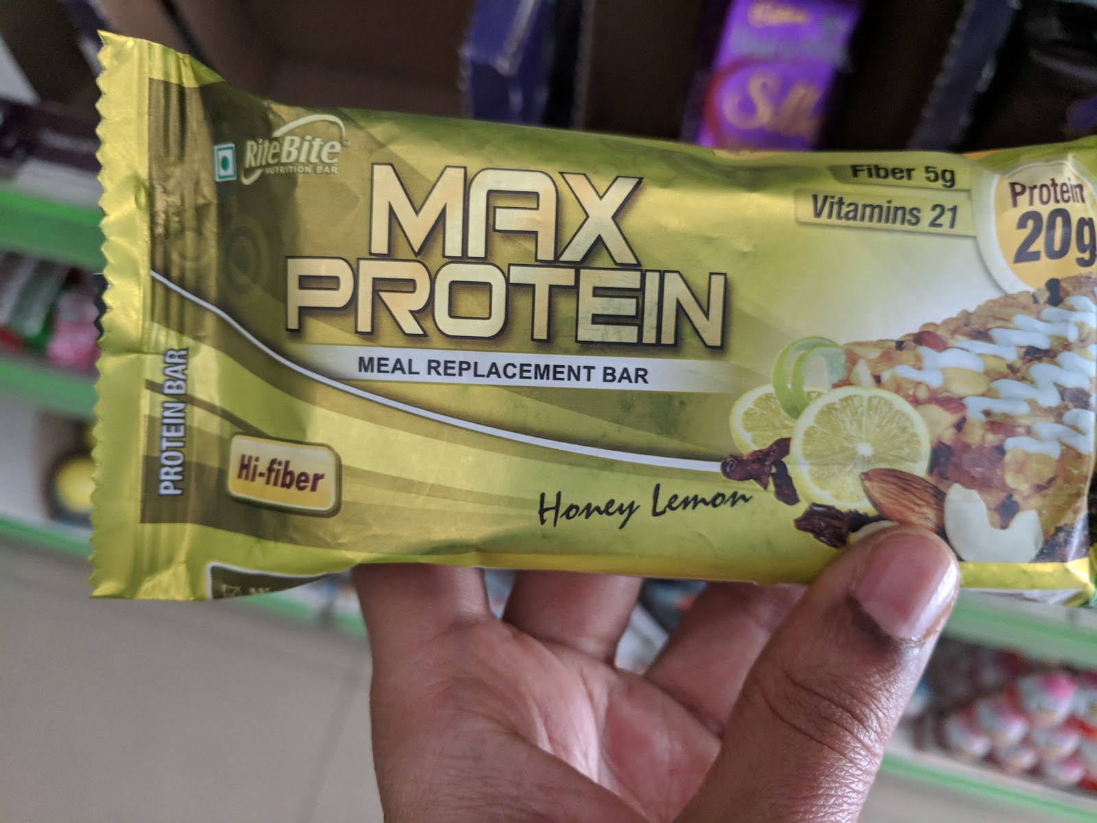 RiteBite Max Protein Meal Replacement Bar Review Anuradha Sridharan