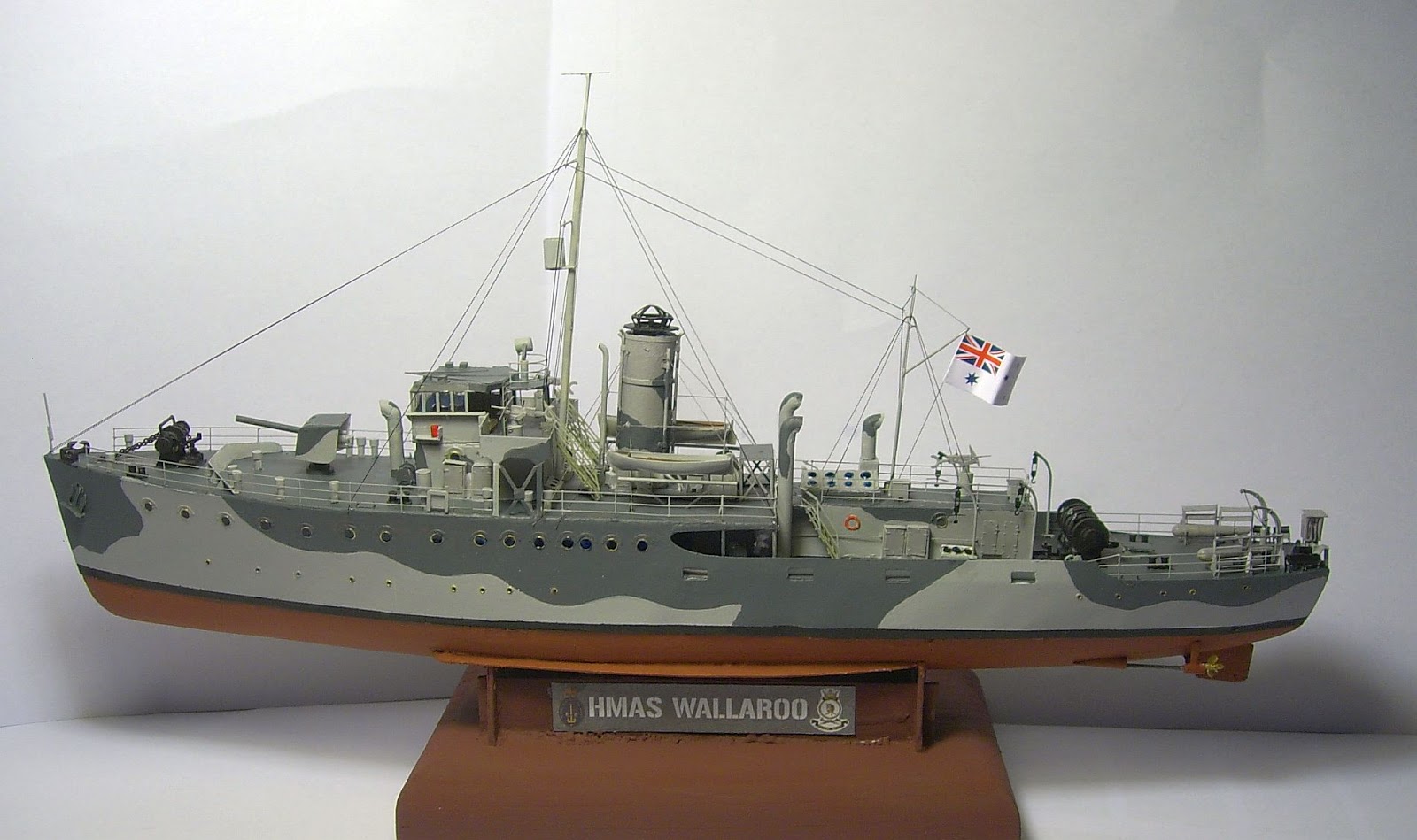 The Mad Hamster's Modelling HMAS Wallaroo