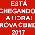 CRONOGRAMA DAS PROVAS OBJETIVAS DO CONCURSO DO CBMDF